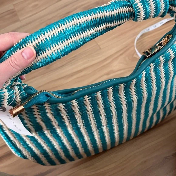 Anthropologie Brigitte Satchel Melie Bianco Raffia Edition - Picture 8 of 8